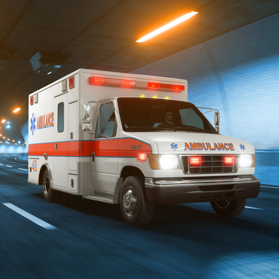 life-saving ambulance LED lights