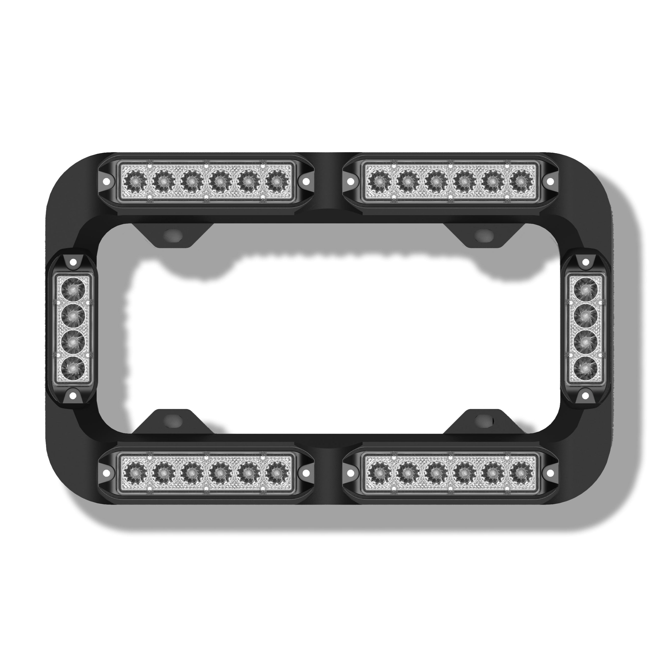 Front / Rear License Plate Bracket Grille Bundle